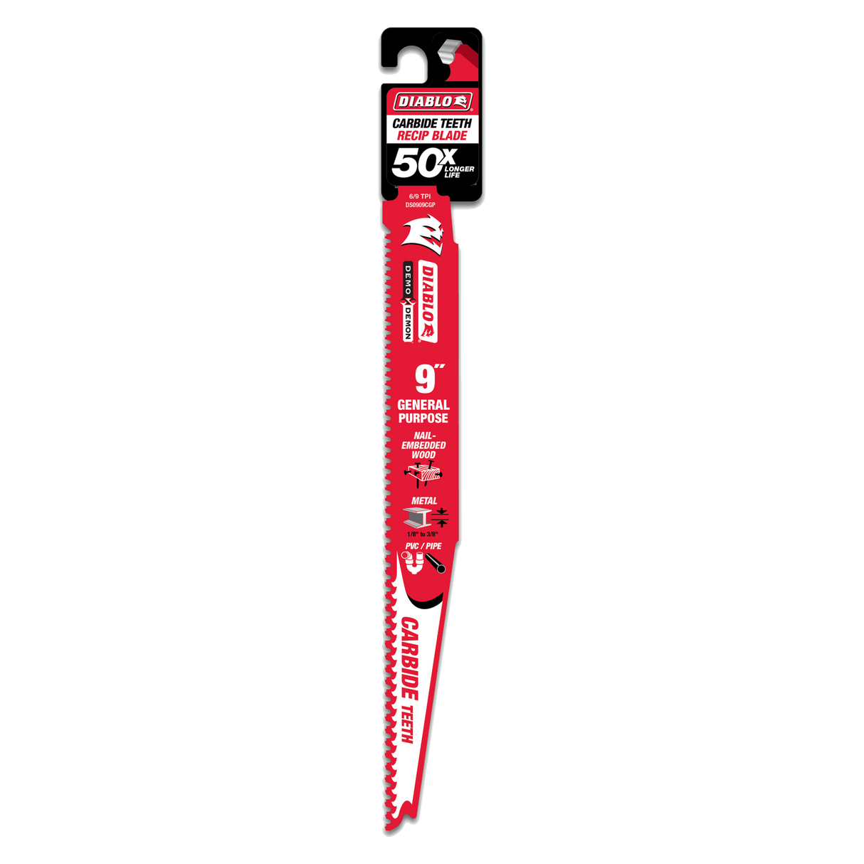 Diablo Demo Demon Carbide General Purpose Recip 9"/229mm (Each)