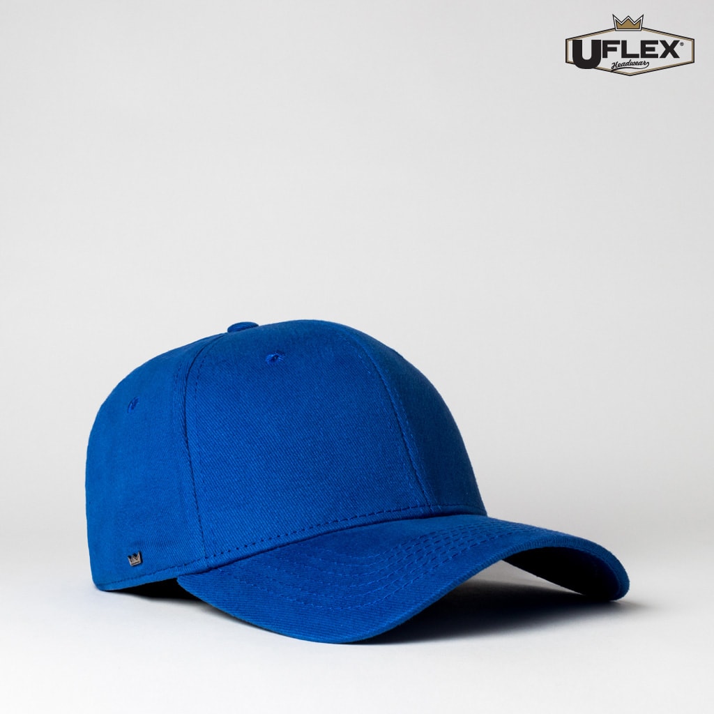 UFlex, Adults Pro Style Cap, U15603 - Royal Blue (Size: 2XL)