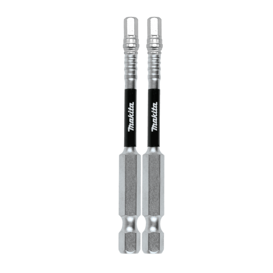 Durable Makita Impact Hex XPS power bits, 5x75mm, for high-torque impact drivers; 2-pack for enhanced performance and longevity.