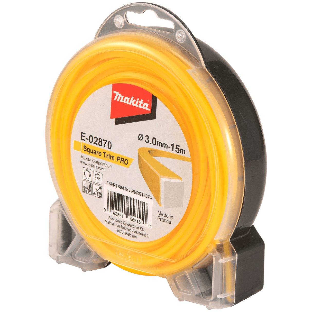 Makita Square Trim Pro Nylon Line 3mm x 15m