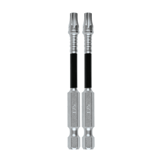 Makita Impact XPS Torx T25 power bits, 75mm, 2-pack, designed for high-torque drivers, durable, precise fit for various materials.