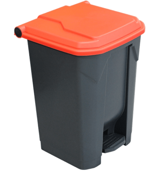 Richmond 50L Pedal Bin Red Lid-Each