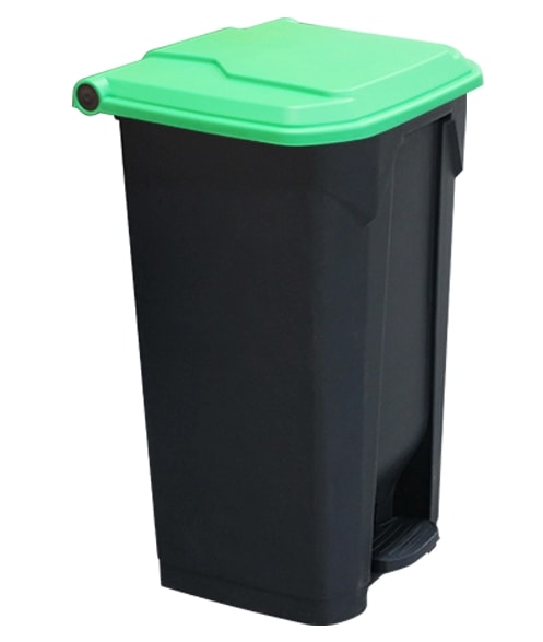 Richmond 100L Pedal Bin Green Lid (Each)