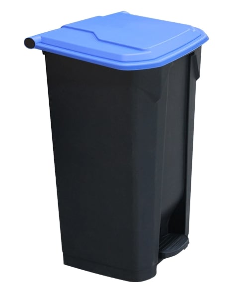 Richmond 100L Pedal Bin Blue Lid (Each)