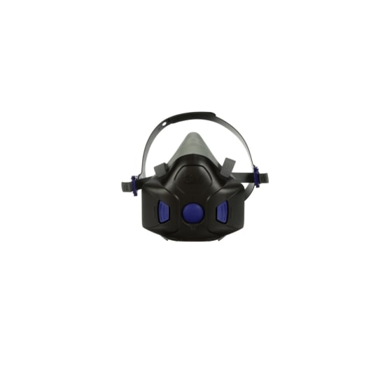 3M Secure Click Half Face Respirator HF802SD-Medium designed for comfort, breathability, and effective protection against particulates and gases.