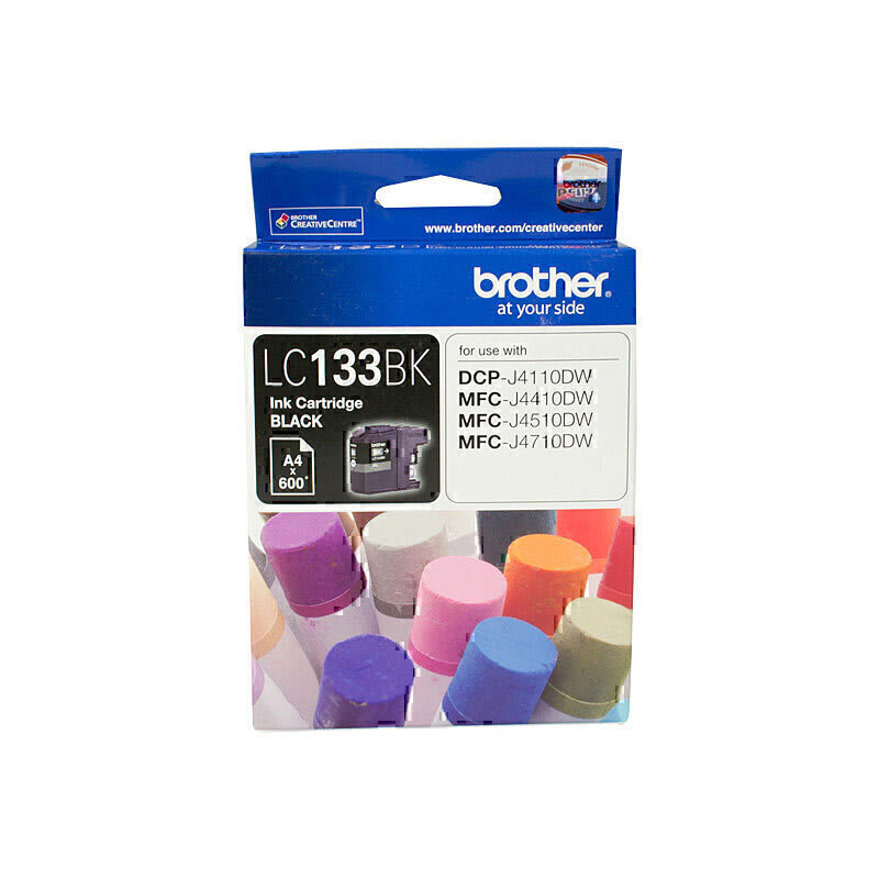 Brother LC133BK Black Ink Cartridge Single Pack (Each)