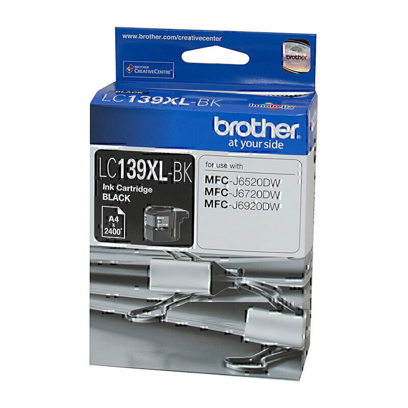 Brother LC139XLBK Black Ink Cartridge Single Pack (Each)