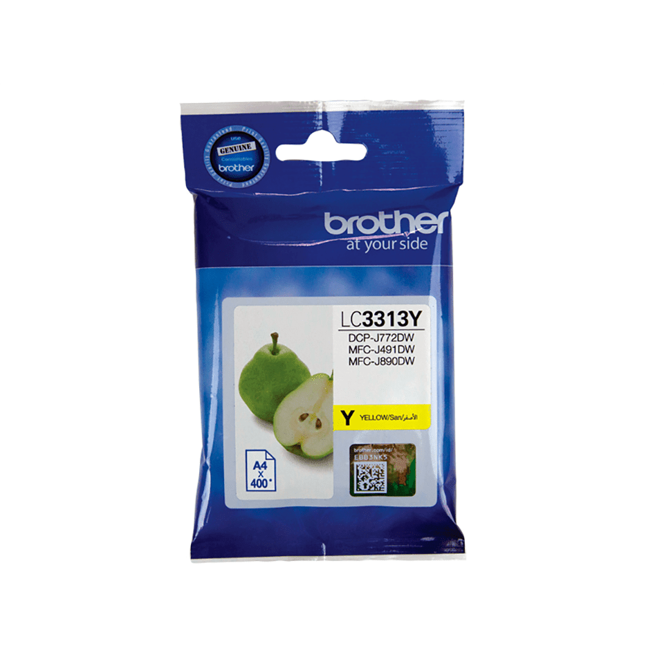 Brother LC3313Y Yellow Ink Cartridge Single Pack (Each)