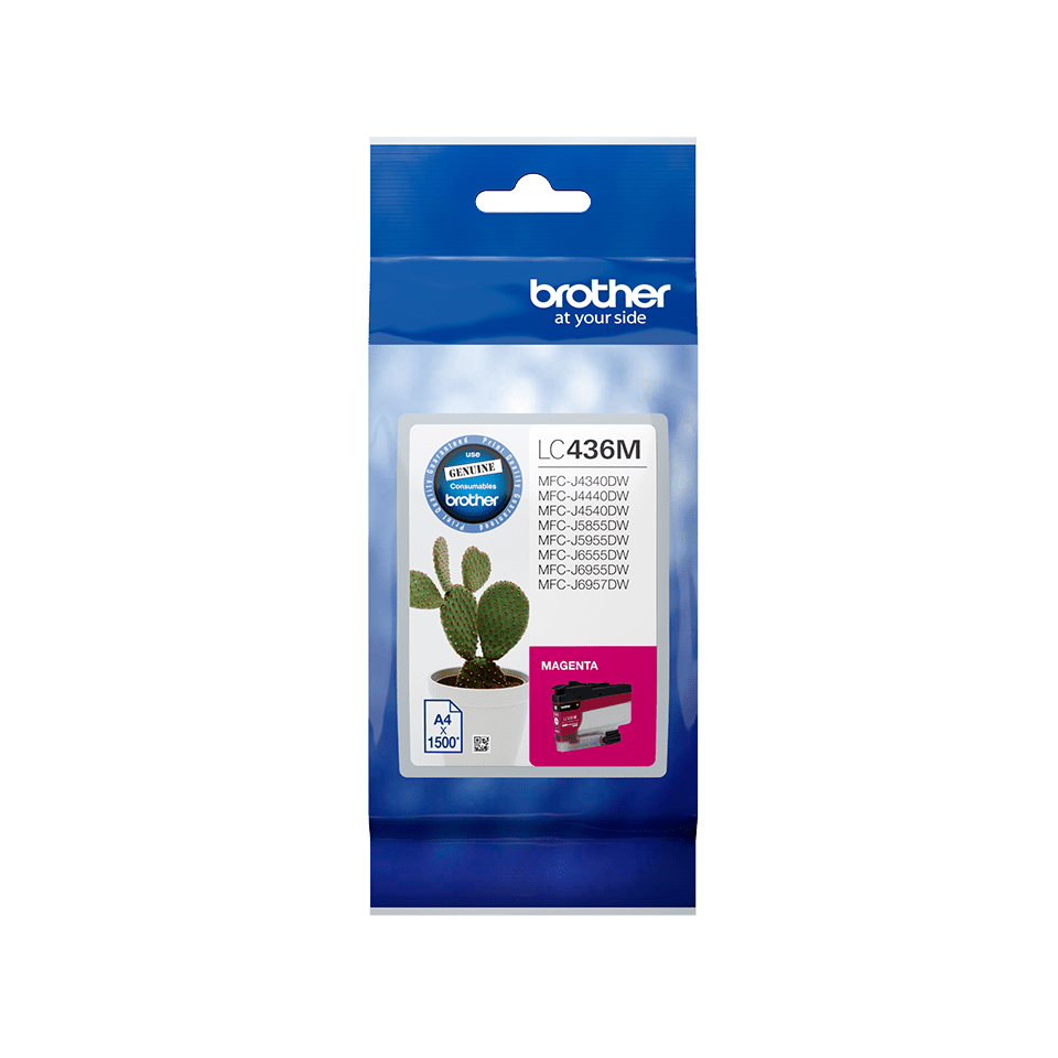 Brother LC436M Magenta Ink Cartridge Single Pack (Each)