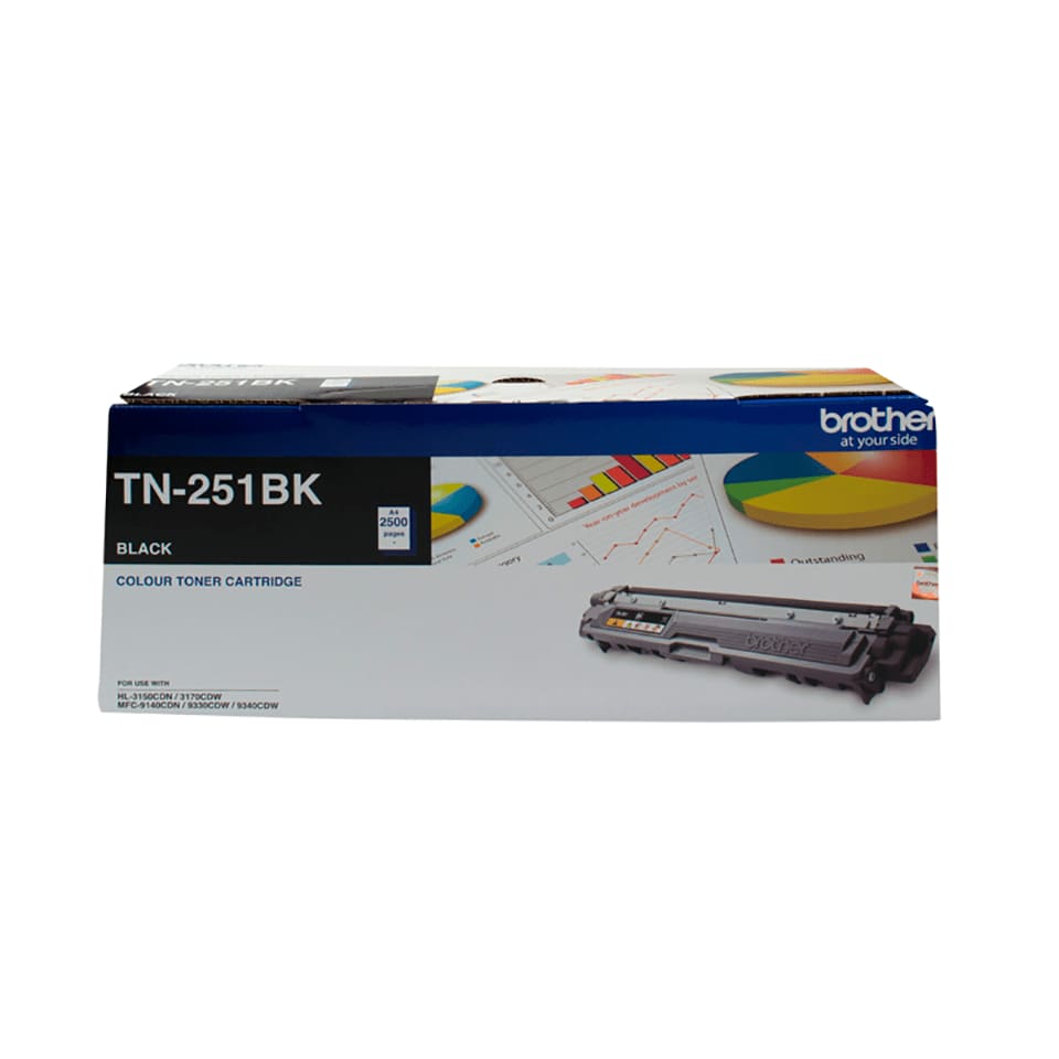 Brother TN251BK Black Toner Cartridge (Each)