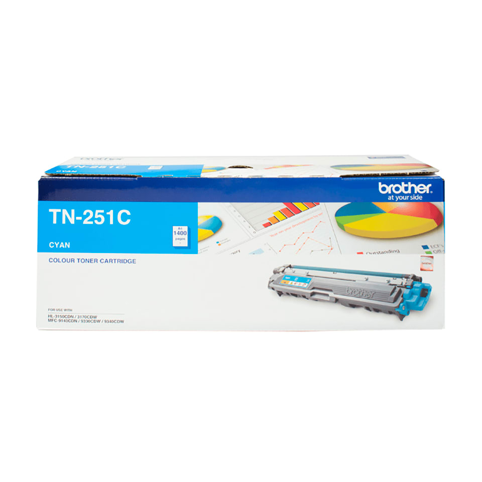 Brother TN251C Cyan Toner Cartridge (Each)