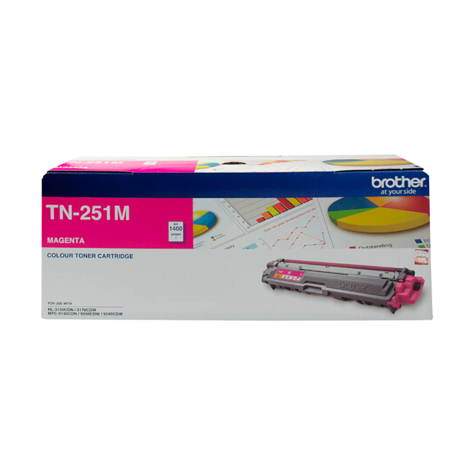 Brother TN251M Magenta Toner Cartridge (Each)