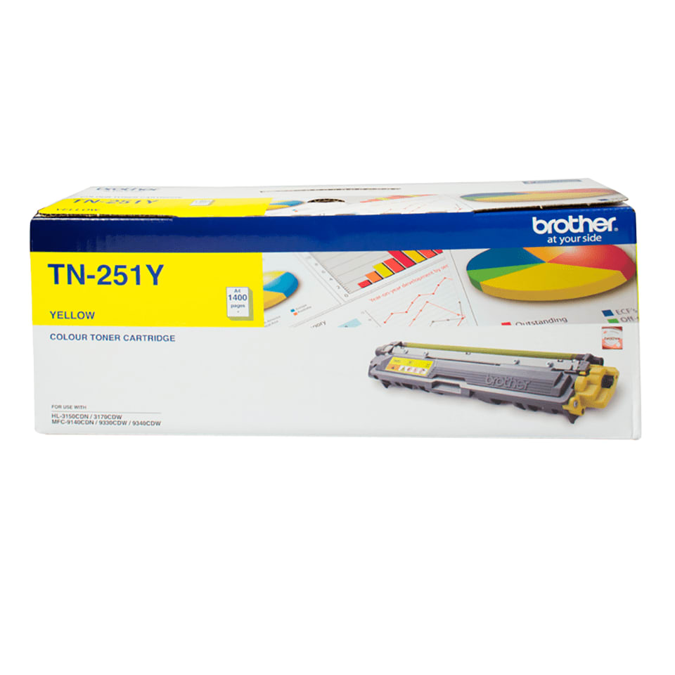 Brother TN251Y Yellow Toner Cartridge (Each)