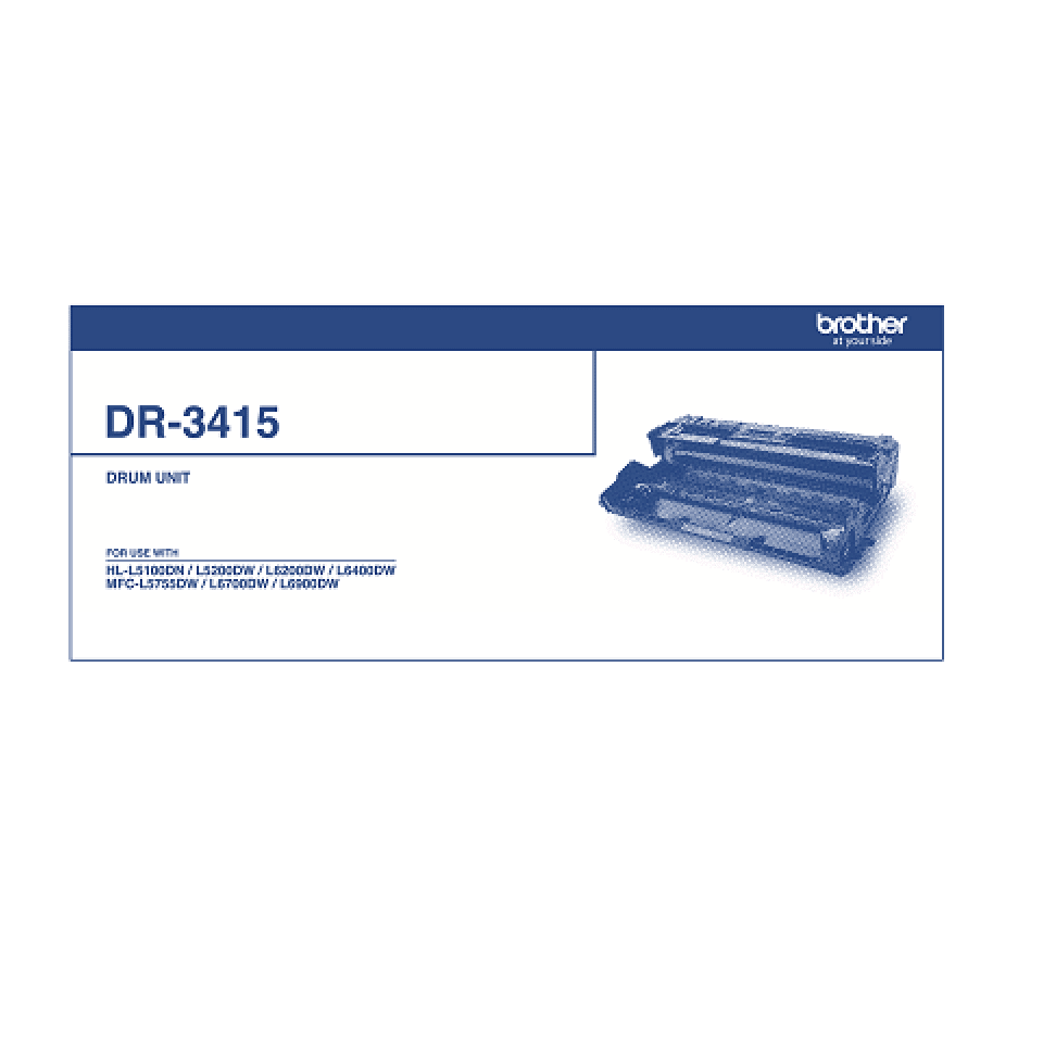 Brother DR3415 Black Drum Unit Single Pack (Each)