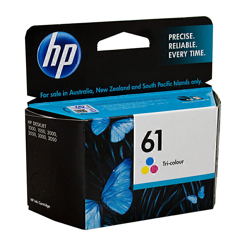 HP 61 Tri Colour Original Ink Cartridge CH562WA (Each)