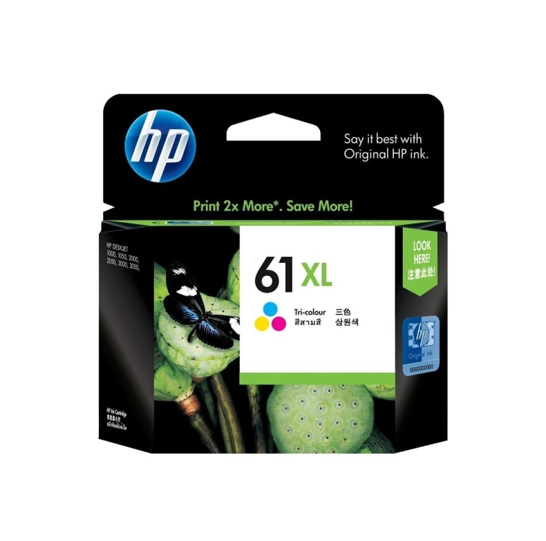 HP 61XL HY Tri Colour Ink Cartridge CH564WA (Each)
