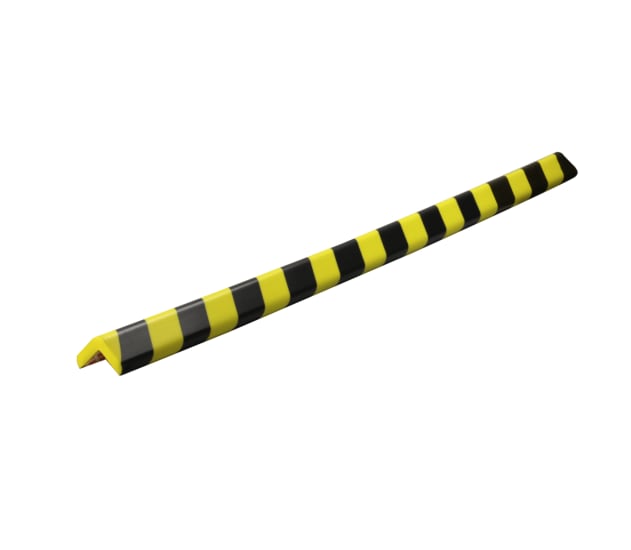 PU Foam Edge Protection 90Degree 1000L in yellow and black, designed to prevent impact injuries with quick installation.