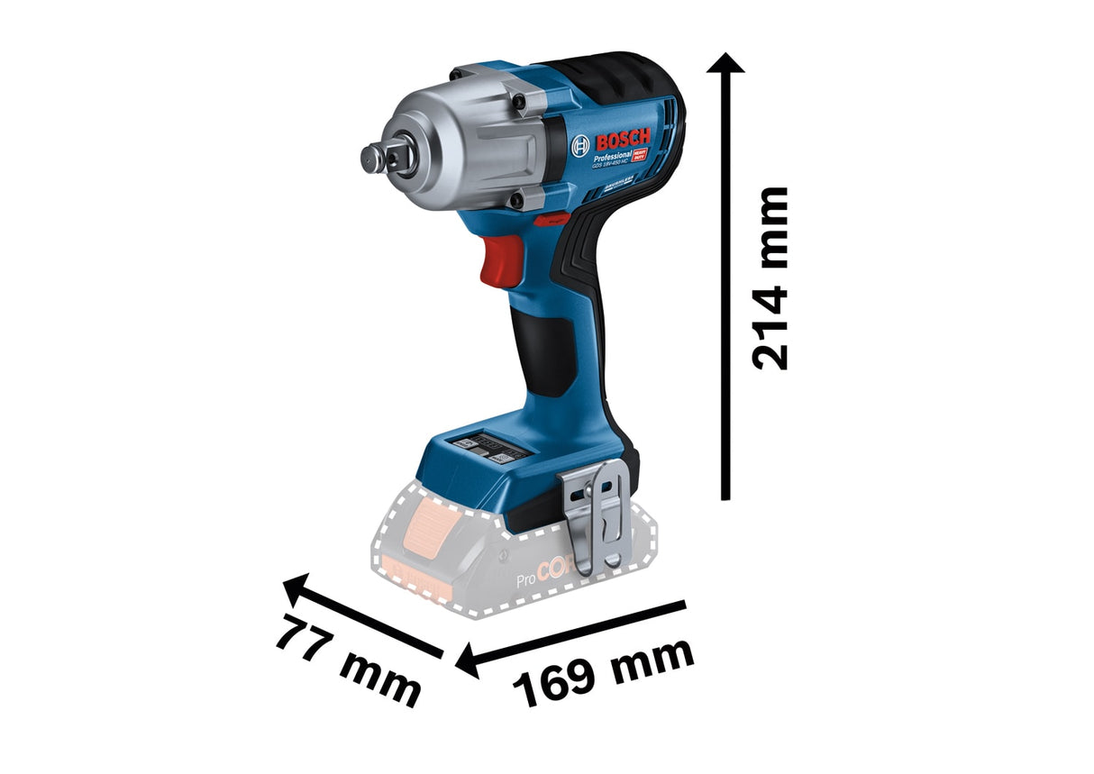 Bosch GDS 18V-450 HC Cordless Impact Wrench 1/2" (Skin Only)