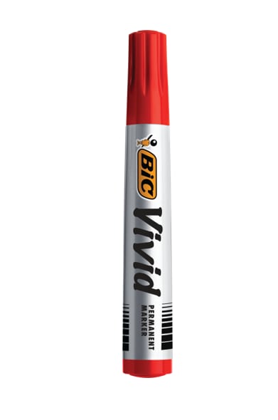 BIC Vivid Red Permanent Marker (Each)