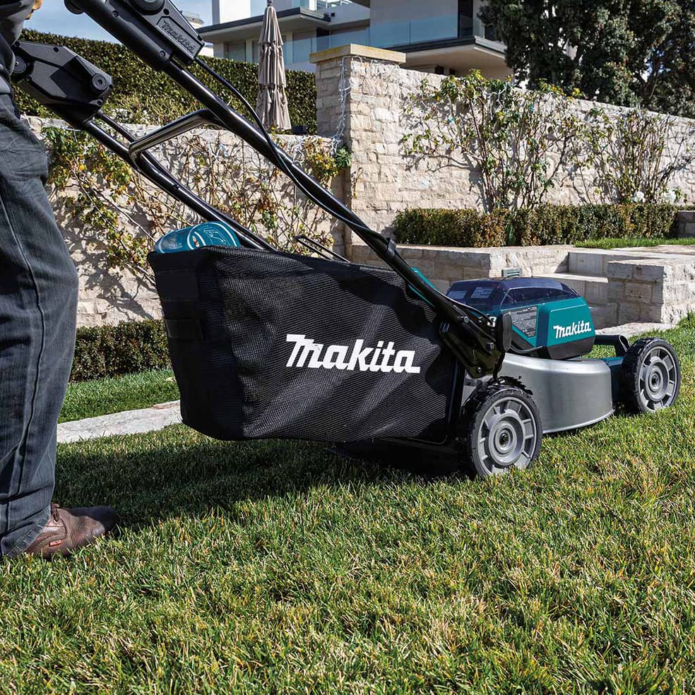 Makita 36VLXT Metal Deck Self-Propelled Lawn Mower 460mm Cordless Skin Only