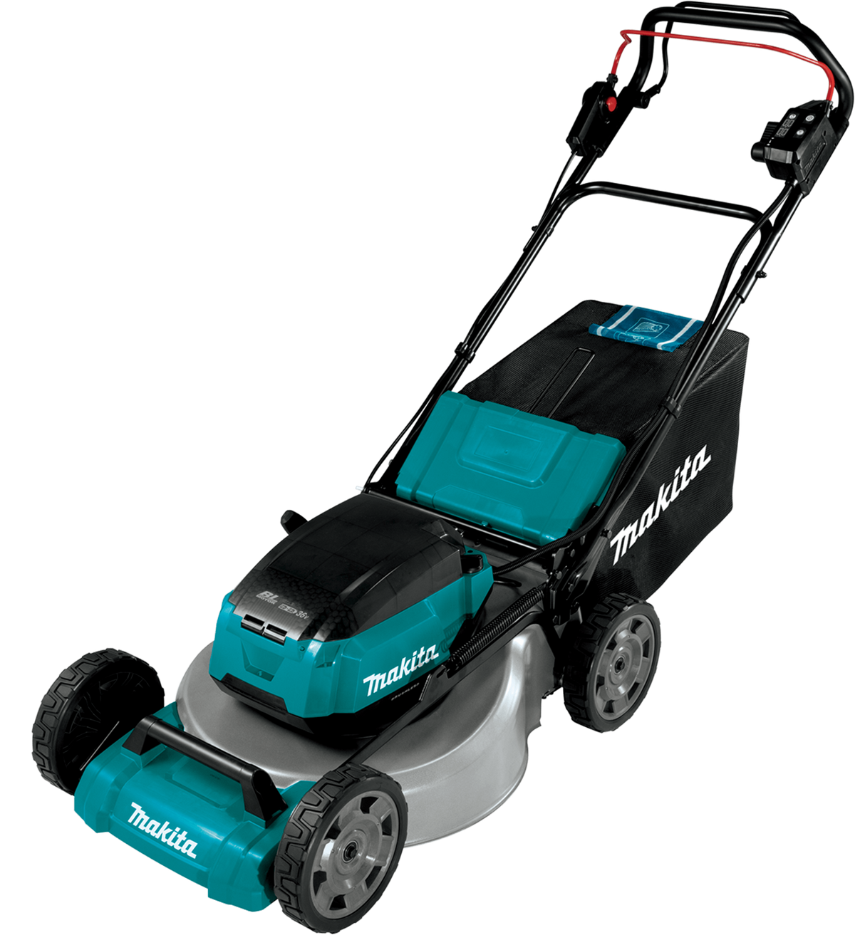 Makita 36VLXT Metal Deck Self-Propelled Lawn Mower 460mm Cordless Skin Only
