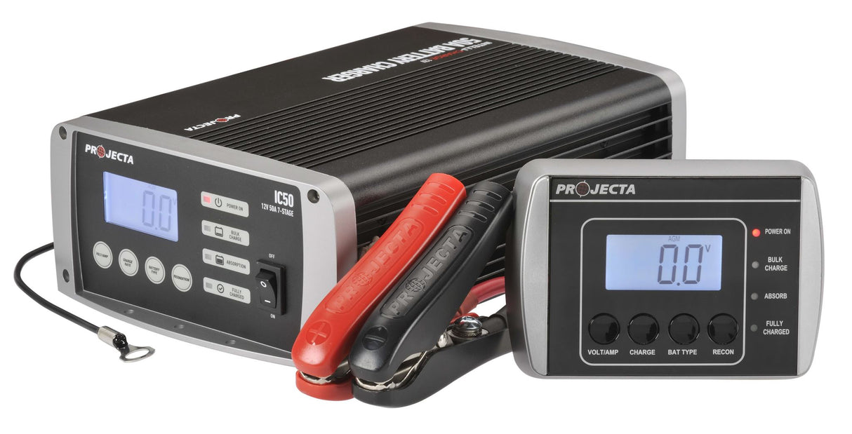 Projecta 12V Multichem Lithium Battery Charger 50A