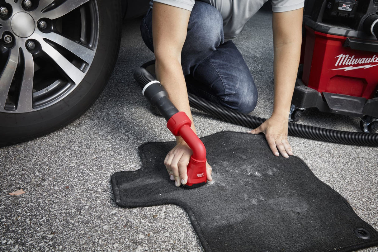 Milwaukee Air-Tip Swivelling Palm Brush