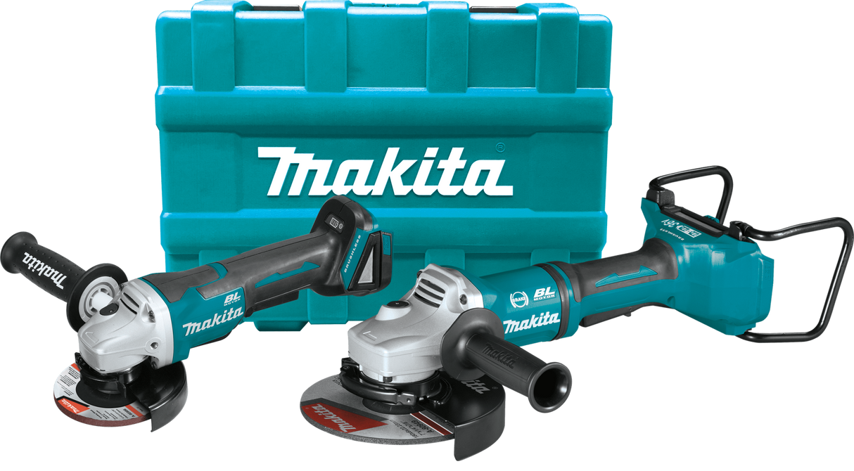 Makita 18V LXT Brushless Grinder Kit 2 Piece