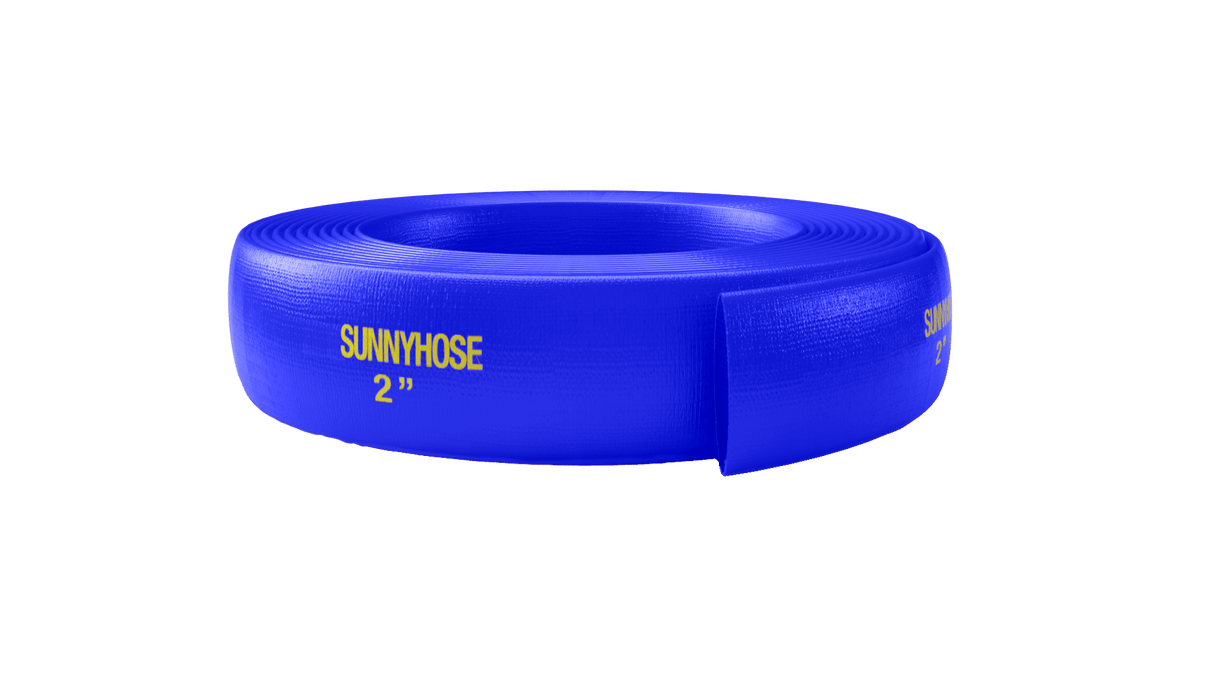 Sunnyhose General Purpose Blue Layflat Hose 40mm (Metres)