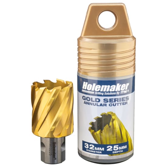 Holemaker Uni Shank Tin Cutter-32mmx25mm (Each)