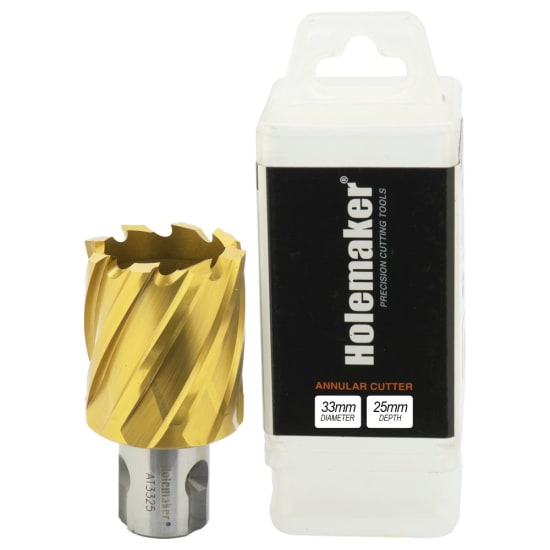 Holemaker Uni Shank Tin Cutter-33mmx25mm (Each)