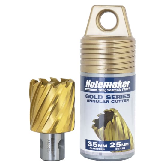 Holemaker Uni Shank Tin Cutter-35mmx25mm (Each)