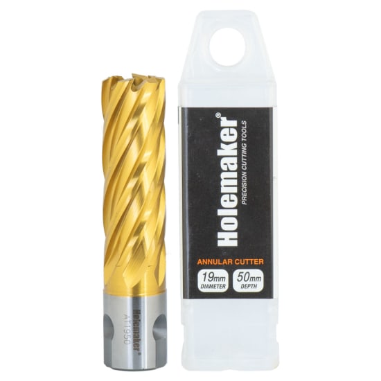 Holemaker Uni Shank Tin Cutter-19mmx50mm (Each)