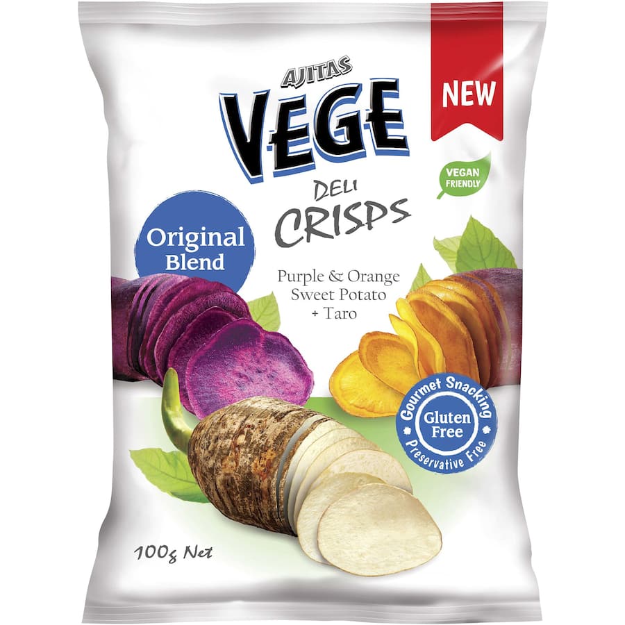 Vege Deli Crisps Potato Chips Original 100g