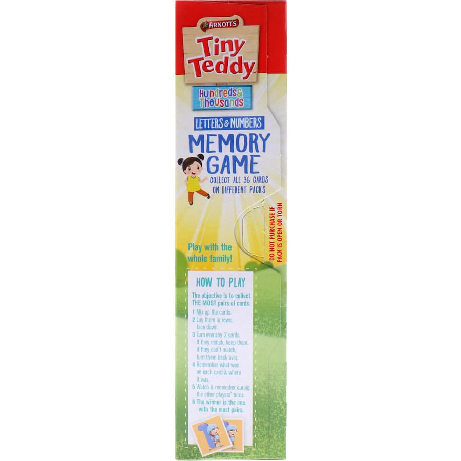 Arnotts Tiny Teddy Biscuits 100s & 1000s 184g Multipack 8pack