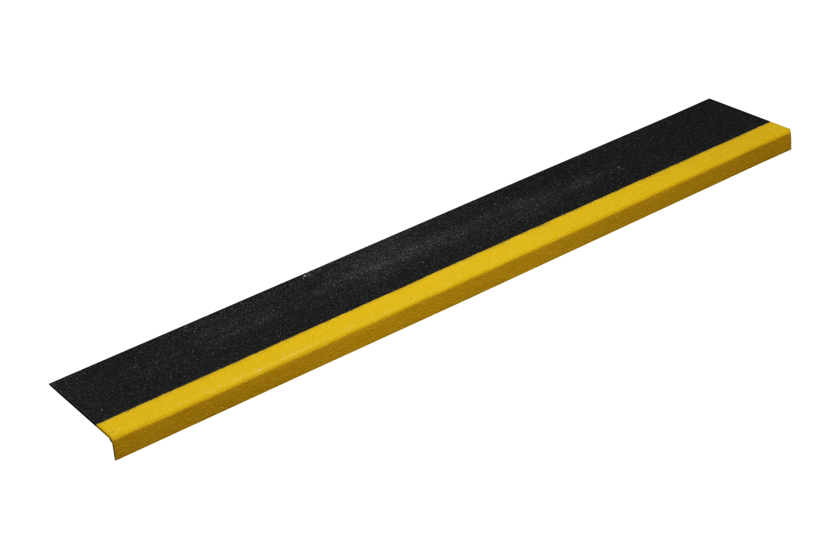 Stair Nosing - Yellow/Black 155 x 25 x 1030mm (Each)