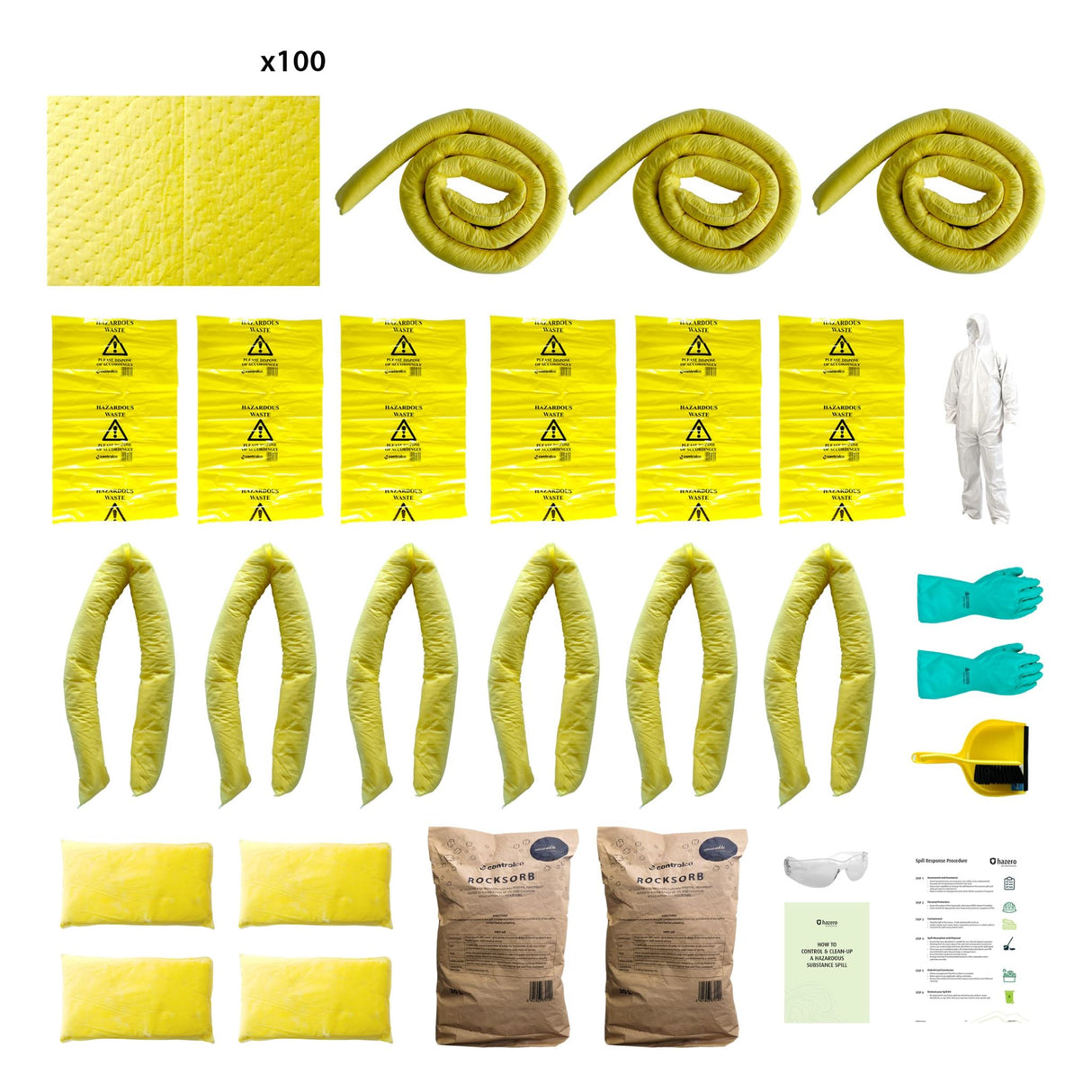 Hazero Everyday Spill Kit , Chemical , 200L