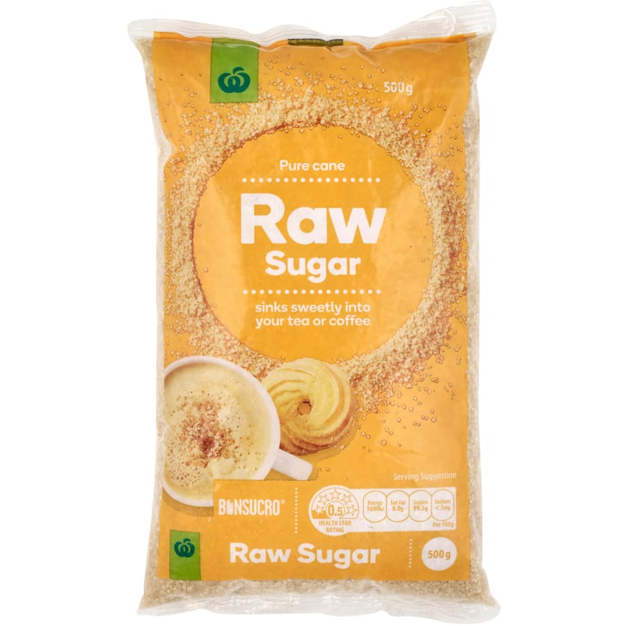 Woolworths Raw Sugar 500g