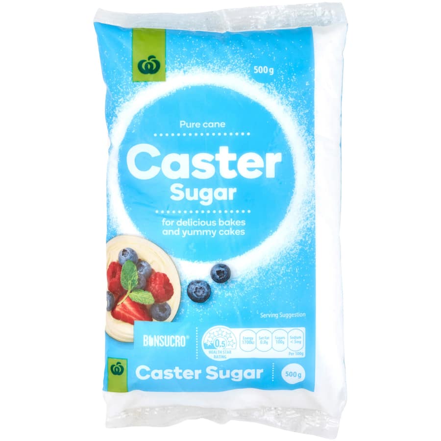 Woolworths Caster Sugar 500g