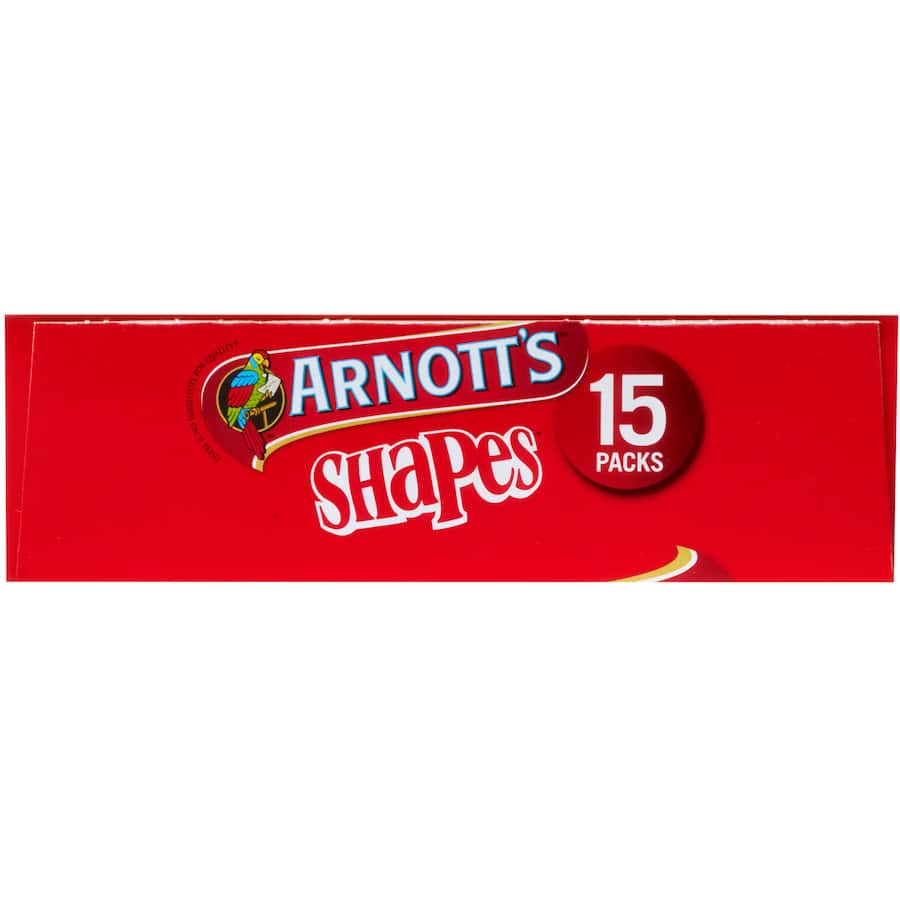 Arnotts Shapes Crackers Multipack Cheese Lovers 375g 15pack