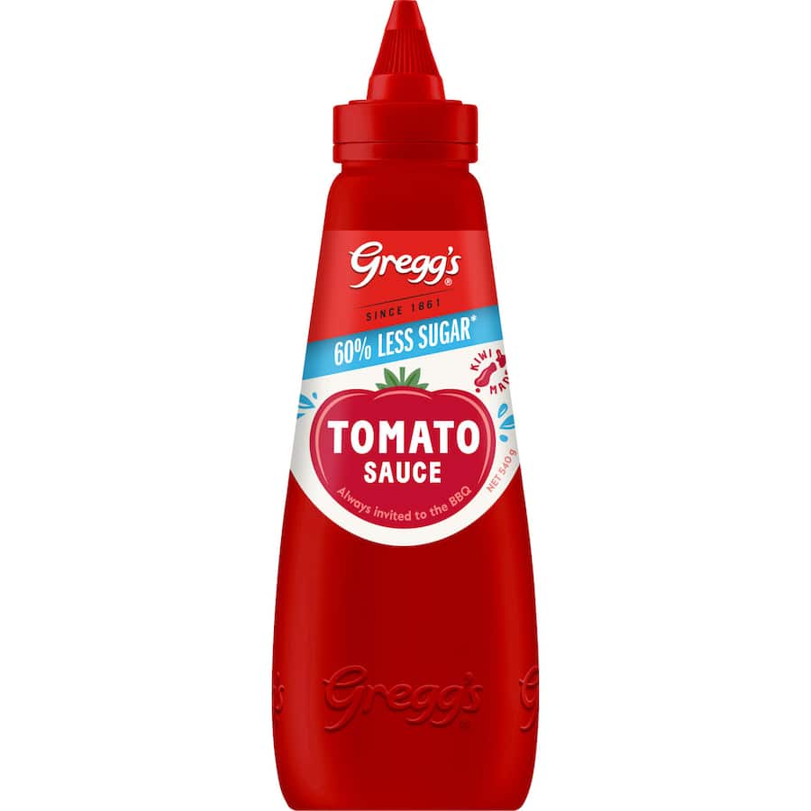 Greggs Squeezy Tomato Sauce 60% Less Sugar 540g