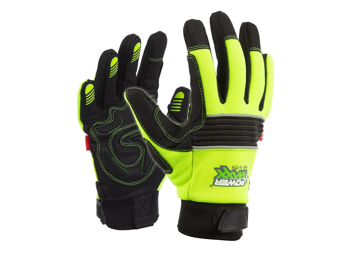 Powermaxx Hi-Vis Tough Premium Leather Rigger (Pair) - Standard - 09