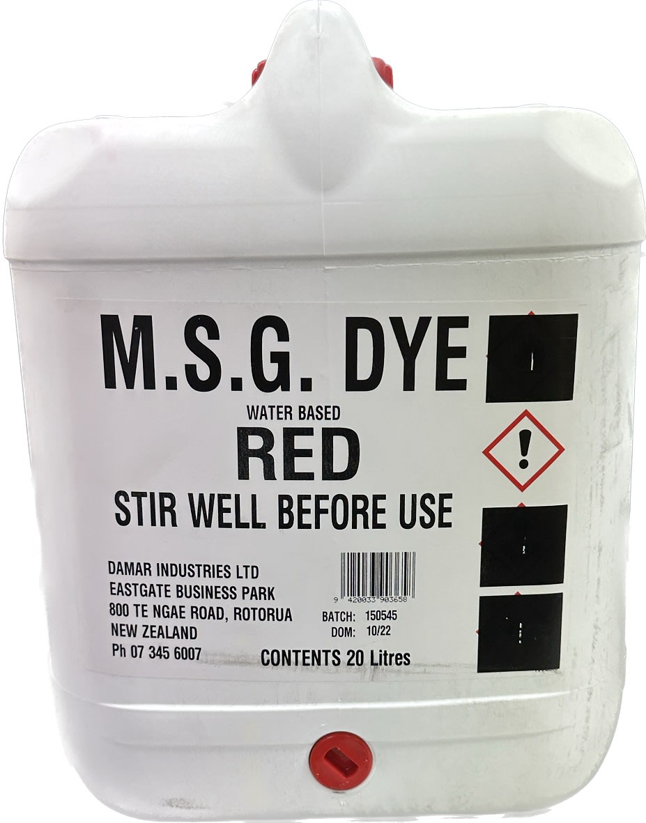 Damar Red MSG Dye AAK1311 20 litre