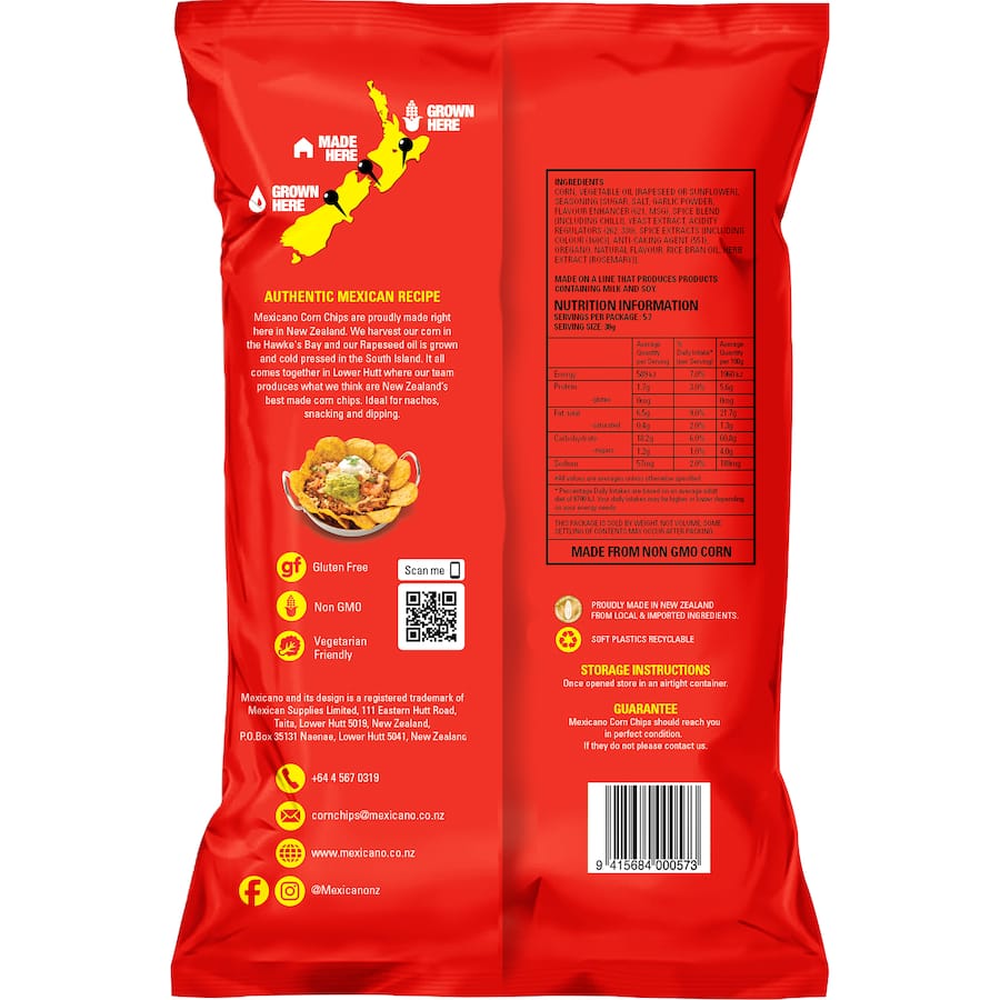 Mexicano Corn Chips Thai Sweet Chilli 170g