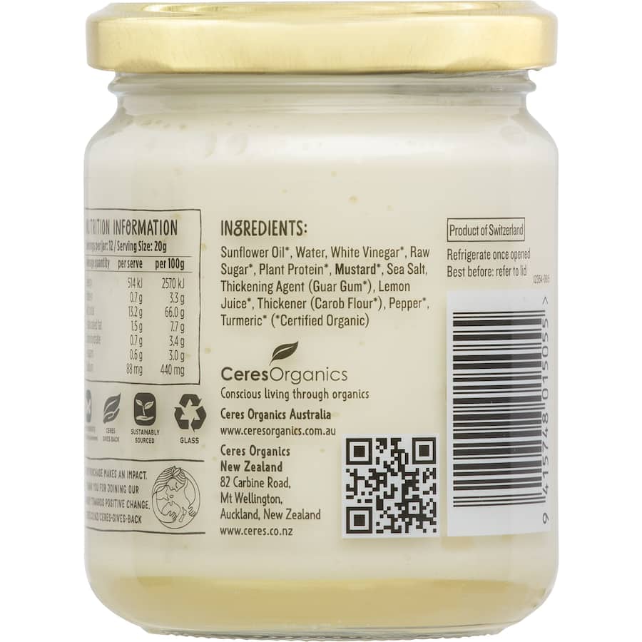Ceres Organics Mayonnaise 235g