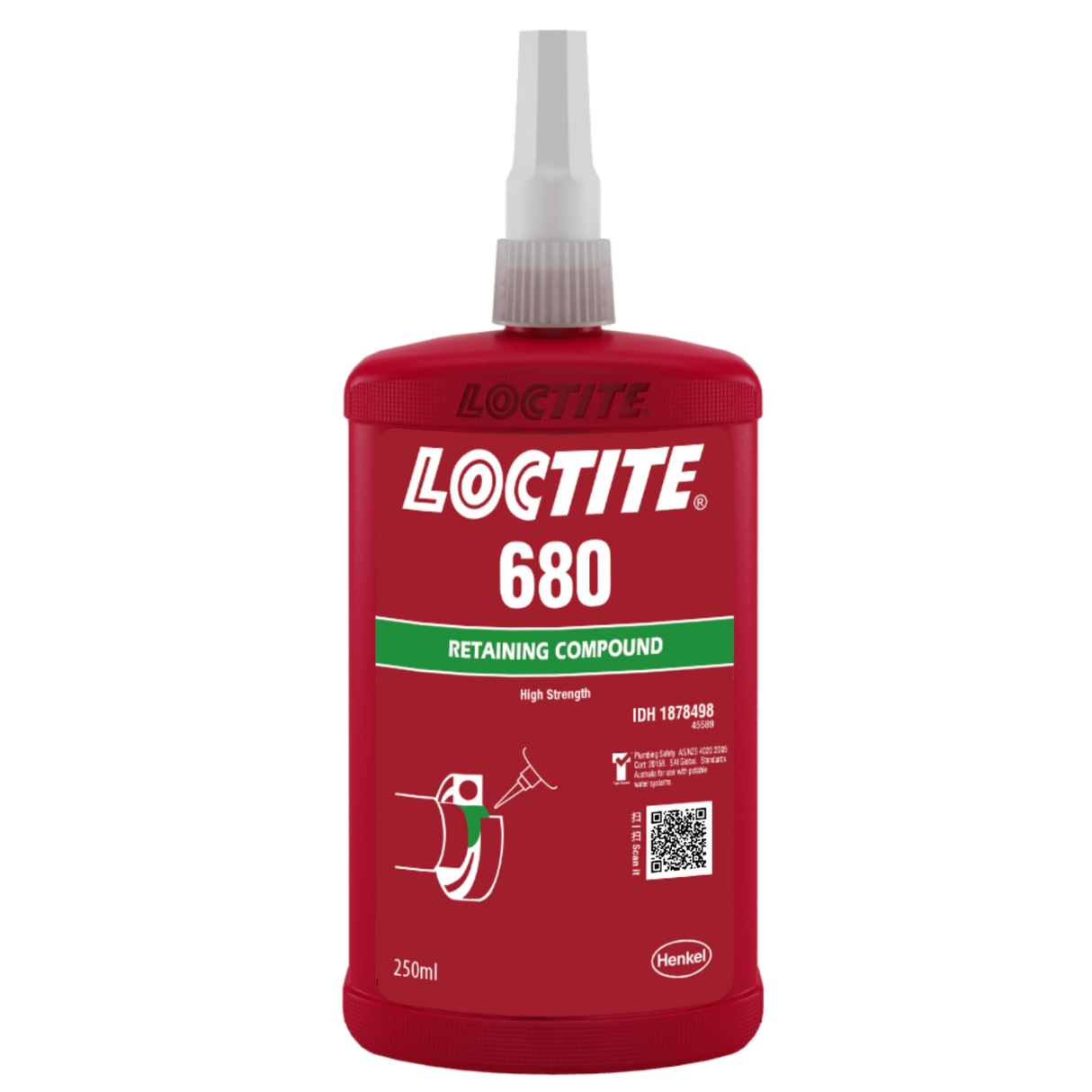 LOCTITE 680 Retaining Compound Fast Cure 250ml