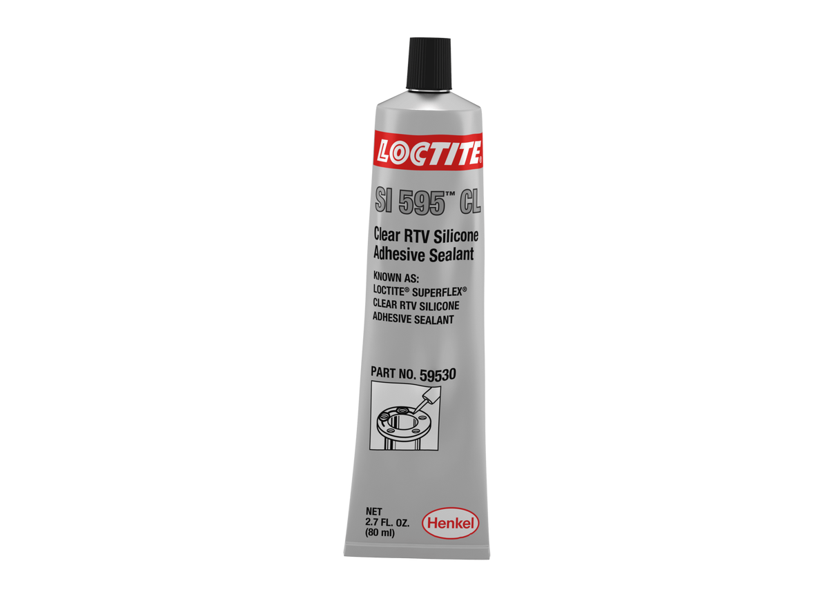 LOCTITE SI 595 Silicone Clear Superflex RTV 85g