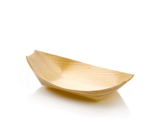 Harveys Wooden Dish Boat-140 x 80 x 25mm-100-Pack