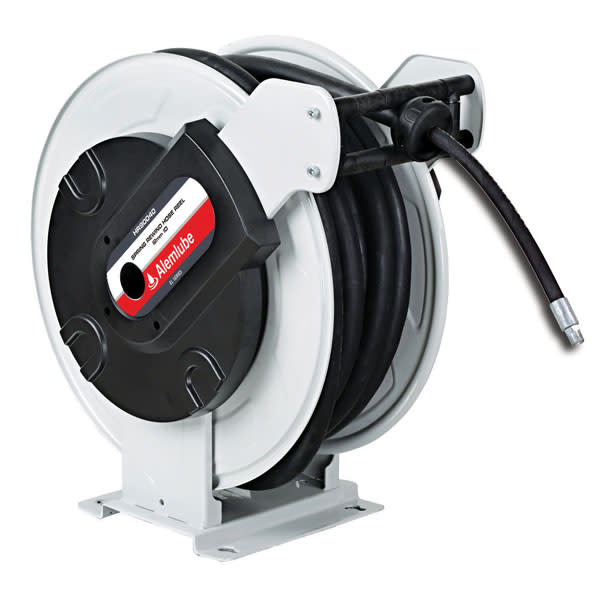Alemlube EL Series Metal Air/Water Hose Reel 12mm x 30m (Each)