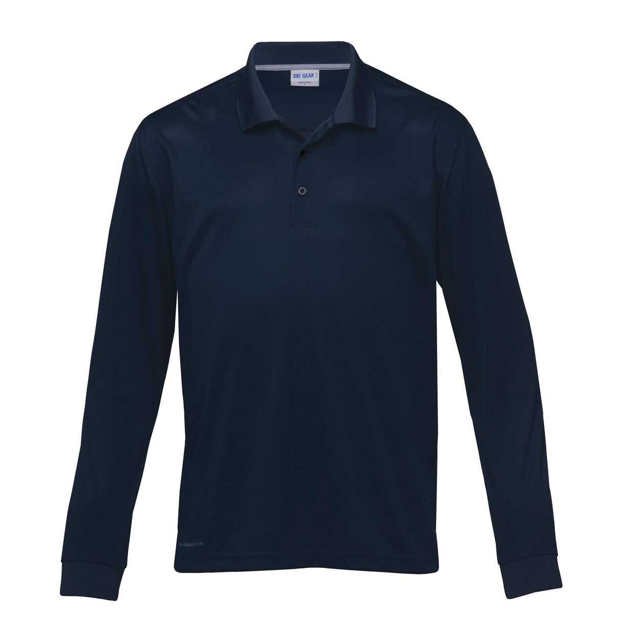 BMV, Dri Gear Long Sleeve Axis Polo, DGLAXP - Navy (Size: XL)